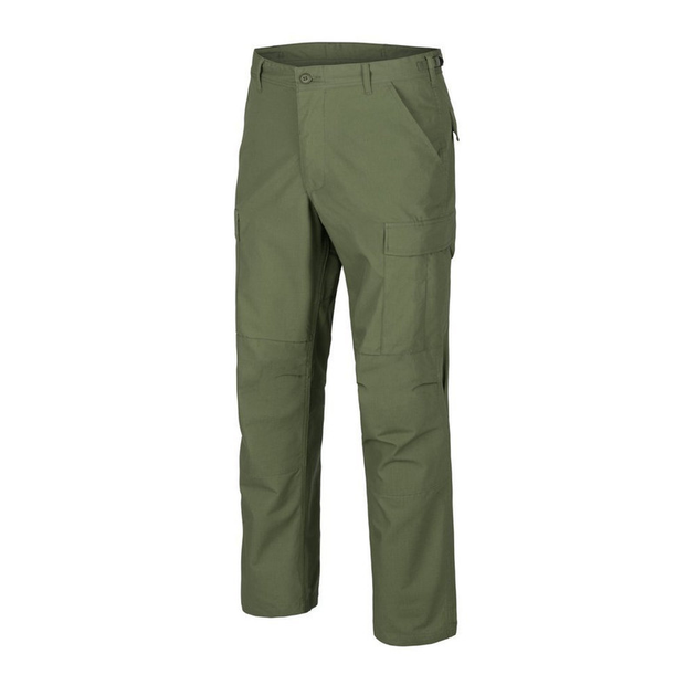 Штани тактичні Helikon-Tex S BDU PANTS RIPSTOP OLIVE GREEN (SP-BDU-PR-02-B03-S) - зображення 1