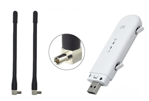 3G/4G WiFI комплект ZTE MF79U + 2 антенны 4G LTE мощностью по 3 Дб - изображение 2