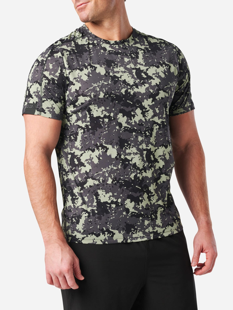 Тактическая футболка мужская 5.11 Tactical No Mercy PT-R Short Sleeve 82133-1081 XL [1081] Shadow Jungle Canopy Camo (888579683950) - изображение 1