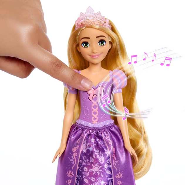 Lalka Disney Princess Śpiewająca Roszpunka (0194735159307) - obraz 4