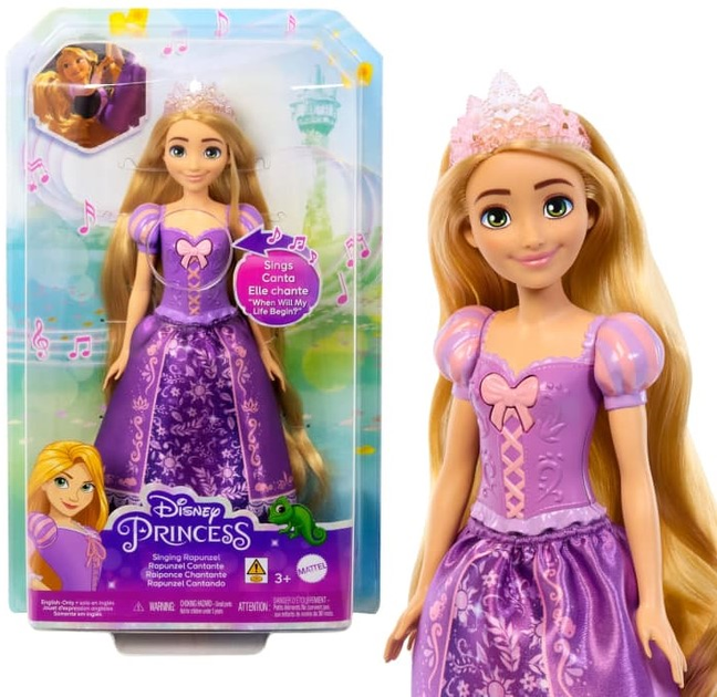 Lalka Disney Princess Śpiewająca Roszpunka (0194735159307) - obraz 6