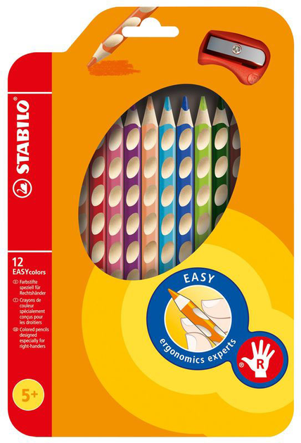 Набір кольорових олівців Stabilo Ergonomic Easycolor Pencils Right-handed 12 шт (4006381398732) - зображення 1