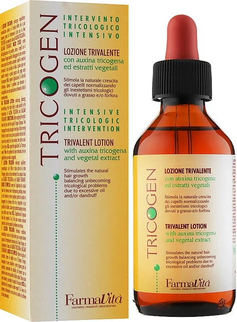 Лосьон интенсивного трихологического воздействия - Farmavita Tricogen Lotion 100ml (62489-80065) - изображение 2