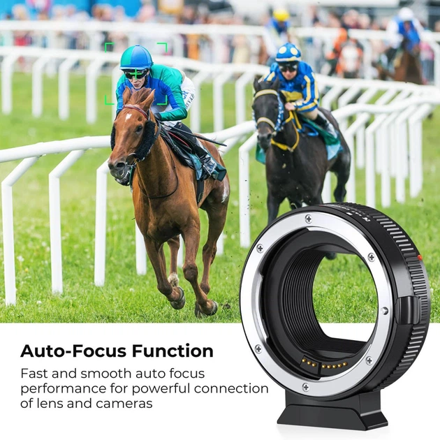 Автофокусний адаптер K&F Concept Canon EF на EOS R (EF-S на RF) для EOS RP R R6 R5 - зображення 4