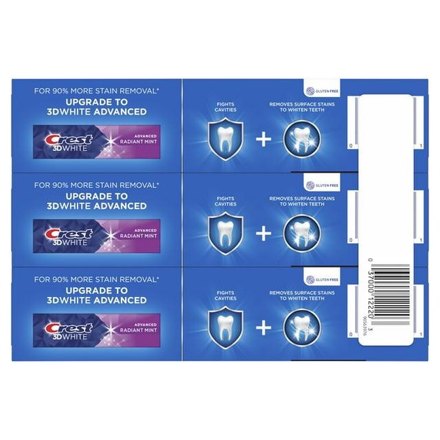 Відбілювальна зубна паста для відбілювання зубів Crest Baking soda and peroxide whitening 486 г м'ятна відбілювальні зубні пасти |Вигідна пропозиція 3 шт. - зображення 7