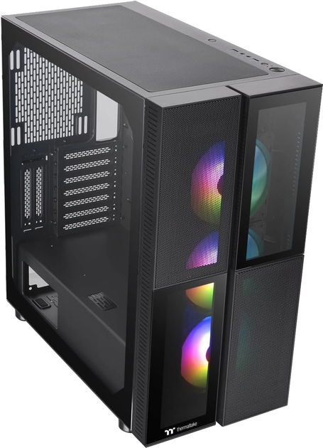 Obudowa Thermaltake Versa T26 TG ARGB Black (CA-1W1-00M1WN-01) - obraz 3
