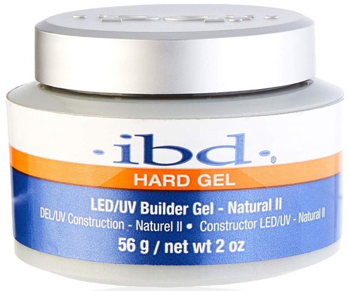 Гель-база для нігтів IBD Hard Builder Gel LED/UV Natural II 56 г (039013721800) - зображення 1