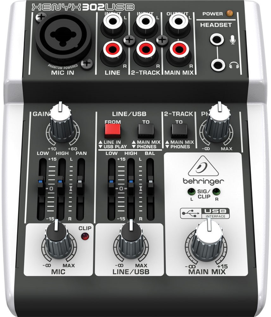 Behringer Xenyx 302USB - зображення 2