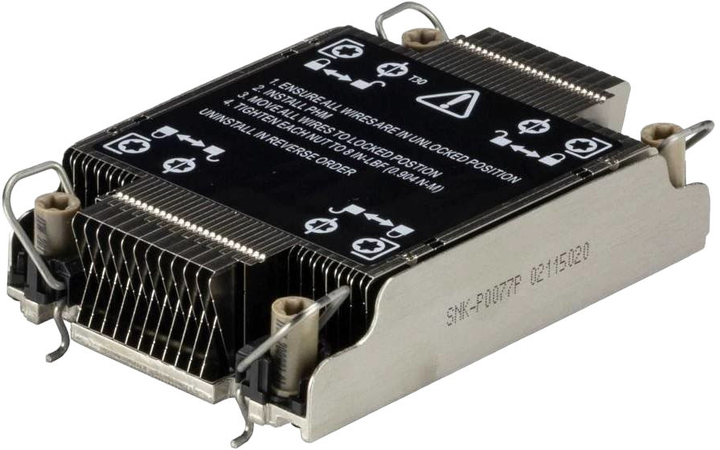 Radiator Supermicro 1U LGA4189(socket P3/P4) (SNK-P0077P) - obraz 1