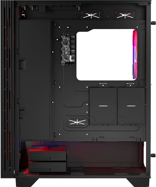 Корпус Modecom Siroco Argb Flow Midi без БЖ Black (AT-SIROCO-MG-10-00ARGB-00) - зображення 6