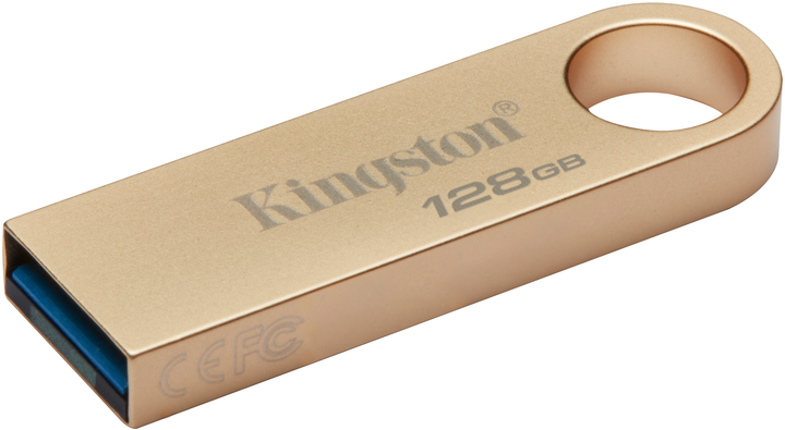 Флеш пам'ять USB Kingston DataTraveller SE9 G3 128GB USB 3.2 Gen 1 Gold (DTSE9G3/128GB) - зображення 3