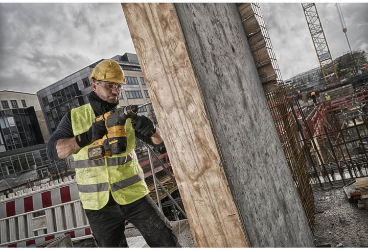 Akumulatorowa wiertarka udarowa DeWalt SDS-Plus 54 V XR FlexVolt DCH333NT bez akumulatora i ładowarki - obraz 6