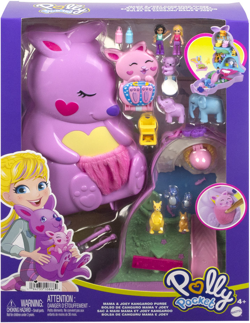 Zestaw do zabawy Mattel Polly Pocket Kangurki (HKV50) - obraz 1