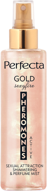 Спрей для тіла Perfecta Pheromones Active Gold Sexyfire 200 мл (5900525076779) - зображення 1