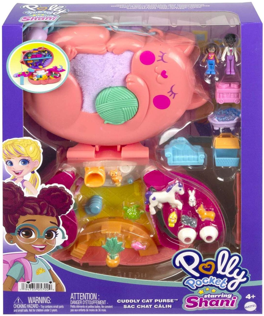 Zestaw do zabawy Mattel Polly Pocket Torebka Kotek (HGT16) - obraz 1