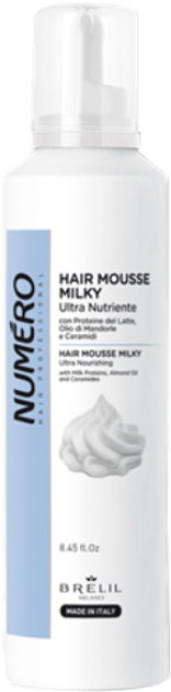 Мус для волосся Numero Hair Mousse Milky живильний 250 мл (8011935088065) - зображення 1