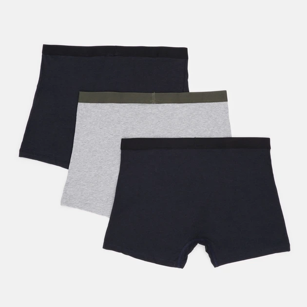 Трусы (3шт) Basic Collection XL темно синий, серый 14380903515 - изображение 2