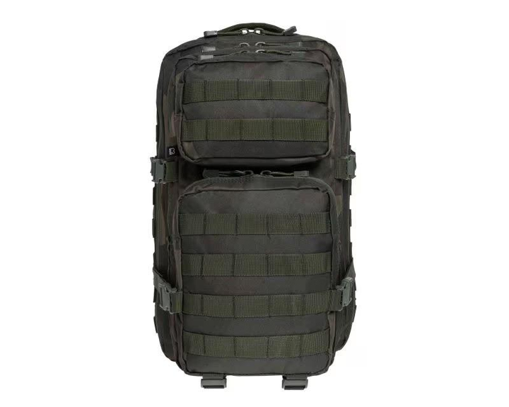 Тактический рюкзак с системой MOLLE Brandit US Cooper 40л 52x30x32 см с карманом для системы гидратации Dark Woodland - изображение 2