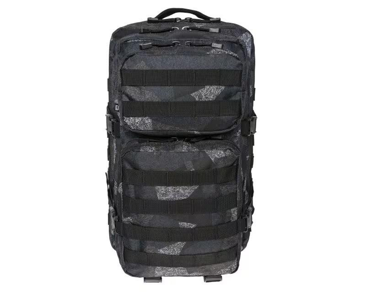 Тактический рюкзак с системой MOLLE Brandit US Cooper 40л 52x30x32 см с карманом для системы гидратации черный мультикам - изображение 2