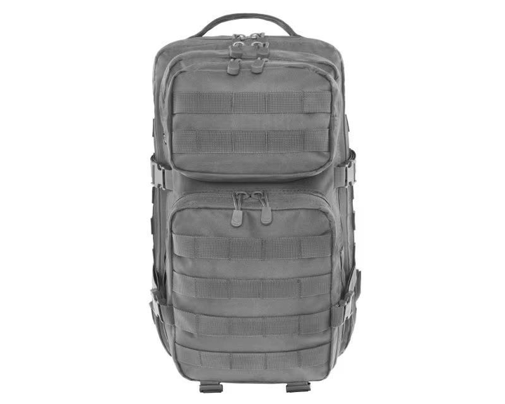 Тактический рюкзак с системой MOLLE Brandit US Cooper 40л 52x30x32 см с карманом для системы гидратации серый - изображение 2