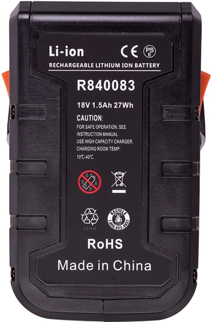 Акумулятор PowerPlant для шуруповертів та електроінструментів AEG 18V 1.5Ah Li-ion (R840083) (TB921928) - зображення 4