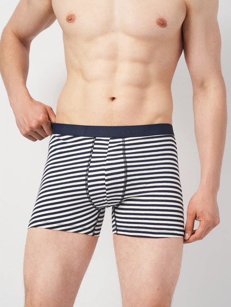 Трусы (3шт) Basic Collection M черный в полоску, серый меланж, бежевый в полоску 14380928511 - изображение 5