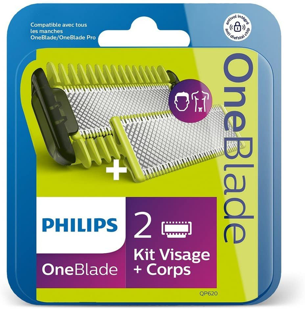 Ostrza wymienne Philips OneBlade QP620/50 3 szt (8710103831631) - obraz 1