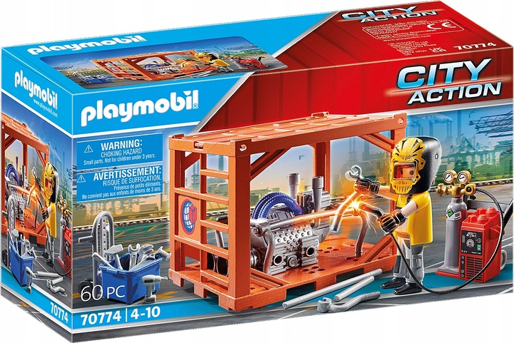 Конструктор Playmobil City Action Виробництво контейнерів (4008789707741) - зображення 1