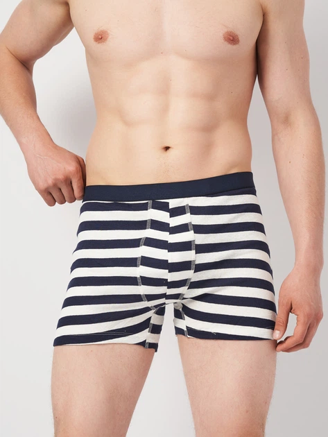 Трусы (3шт) Basic Collection XXL молочно синий полоска 14380929555 - Фото 3 Трусы (3шт) Basic Collection XXL молочно синий полоска 14380929555 - изображение 3