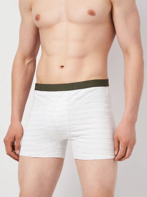 Трусы (3шт) Basic Collection XXL молочно синий полоска 14380929555 - Фото 4 Трусы (3шт) Basic Collection XXL молочно синий полоска 14380929555 - изображение 4