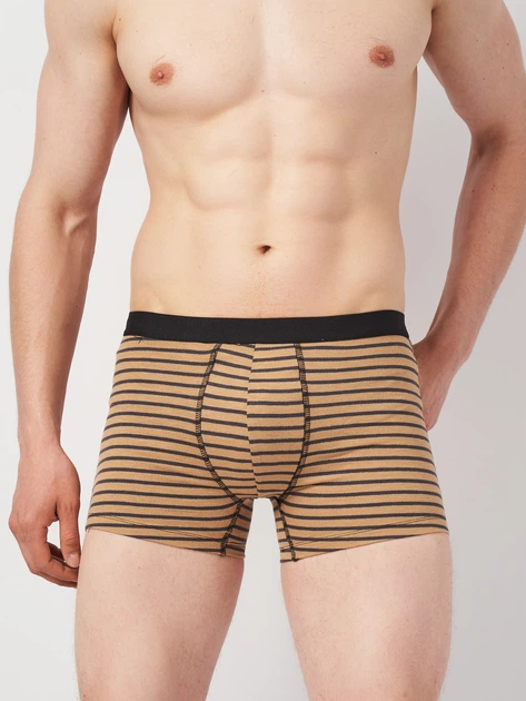 Трусы (3шт) Basic Collection XXL оранжевый принт, бежевый в полоску, синий меланж 14380929566 - Фото 4 Трусы (3шт) Basic Collection XXL оранжевый принт, бежевый в полоску, синий меланж 14380929566 - изображение 4