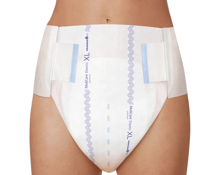 Підгузки для дорослих, які страждають на нетримання MoliCare Premium Elastic 8 крапель XL 14шт/пак - Фото 3 Підгузки для дорослих, які страждають на нетримання MoliCare Premium Elastic 8 крапель XL 14шт/пак - зображення 3