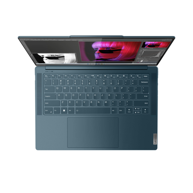 Ноутбук 14.5" Lenovo Yoga Pro 9 14IRP8 Tidal Teal MiniLED/3072х1920/i9-13905H/32ГБ/1ТБ Черный (83BU0062RA) - Фото 4 Ноутбук 14.5" Lenovo Yoga Pro 9 14IRP8 Tidal Teal MiniLED/3072х1920/i9-13905H/32ГБ/1ТБ Черный (83BU0062RA) - изображение 4