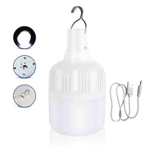 Фонарь-лампа аккумуляторная TN-1820-48SMD с крюком Белый - изображение 7