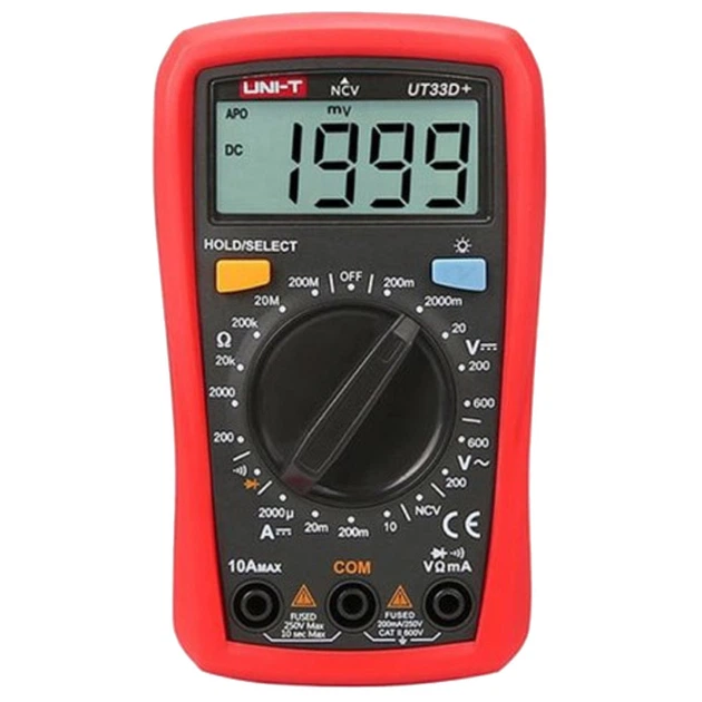 Цифровой мультиметр UNI-T UT33D+ - Фото 1 Цифровой мультиметр UNI-T UT33D+ - изображение 1