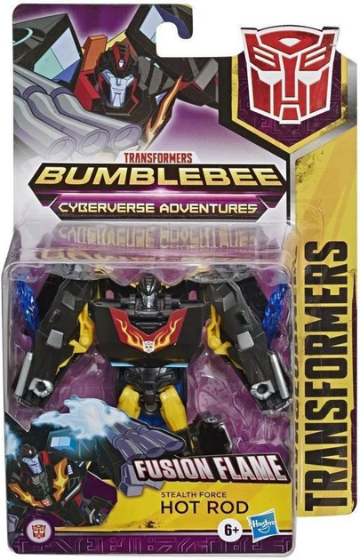 Figurka Hasbro Transformers Cyberverse Warrior Stealth Force Hot Rod 14 cm (5010993652471) - obraz 1