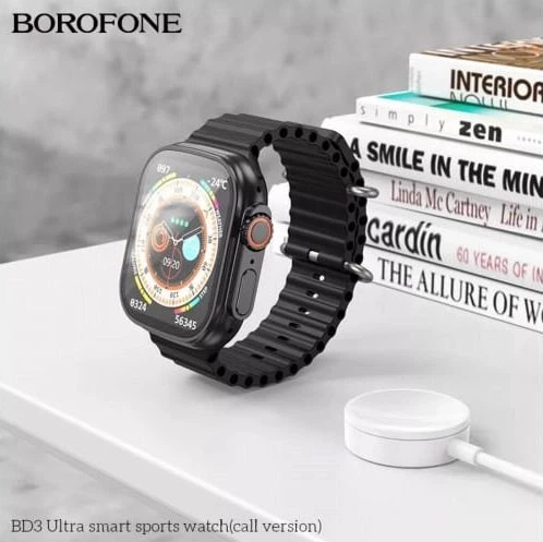 Часи Smart Watch Borofone BD3 Ultra з функцією виклику IP67 Чорний - Фото 3 Часи Smart Watch Borofone BD3 Ultra з функцією виклику IP67 Чорний - зображення 3
