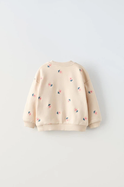 Свитшот детский Zara 0039/502 92 см Бежевый - изображение 2