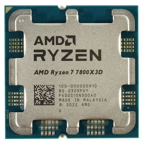 AMD Ryzen 7 7800X3D AM5 CPU 正常動作品 Процессор AMD (AM5) Ryzen 7 7800X3D tray 100-100000910 – фото