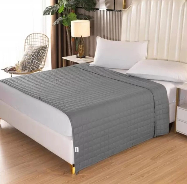 Одеяло утяжеляющее сенсорное Kalla 150x200 см 8 кг, серое - изображение 4