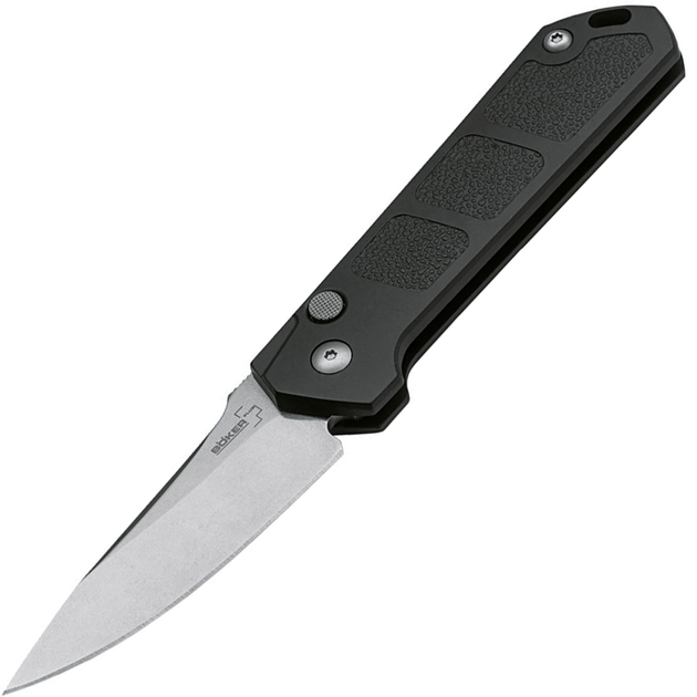 Нож складной Boker Kihon Auto Stonewash Чорний - изображение 1