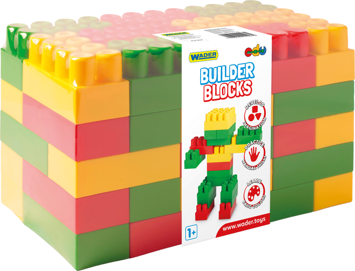 Конструктор Wader Builder Blocks 45 элементов (41586) – игрушки с ...