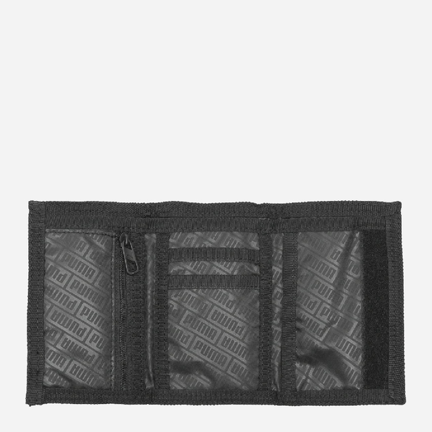 Гаманець чоловічий тканевий Puma Plus Wallet 054476-01 Чорний (4099685698844) - зображення 3