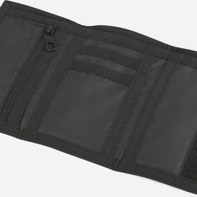 Гаманець чоловічий тканевий Puma Plus Wallet 054476-01 Чорний (4099685698844) - зображення 4