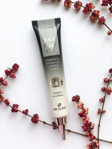 Крем для век от морщин с черным жемчугом 3W Clinic Black Pearl Eye Cream 40 ml - Фото 1 Крем для век от морщин с черным жемчугом 3W Clinic Black Pearl Eye Cream 40 ml - изображение 1
