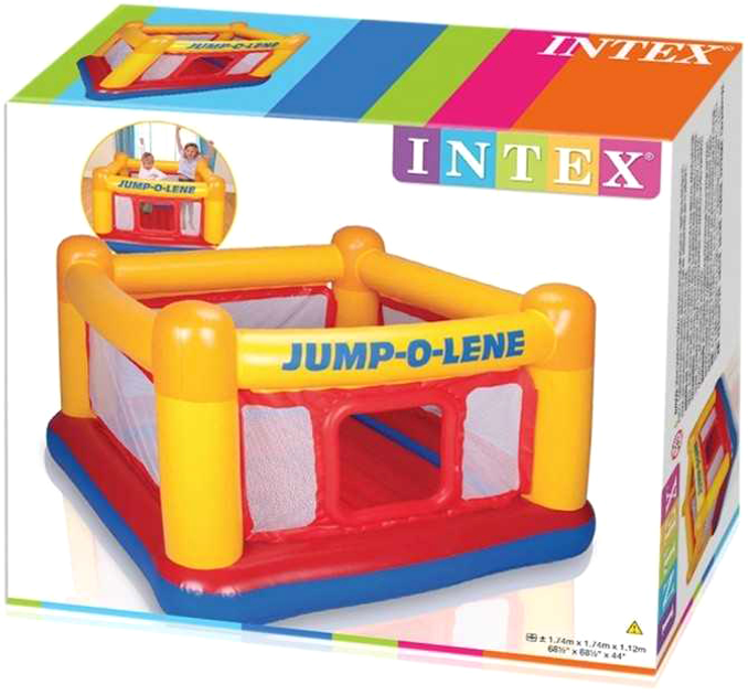 Trampolina dla dzieci Intex Playhouse Bouncer (6941057442600) - obraz 1