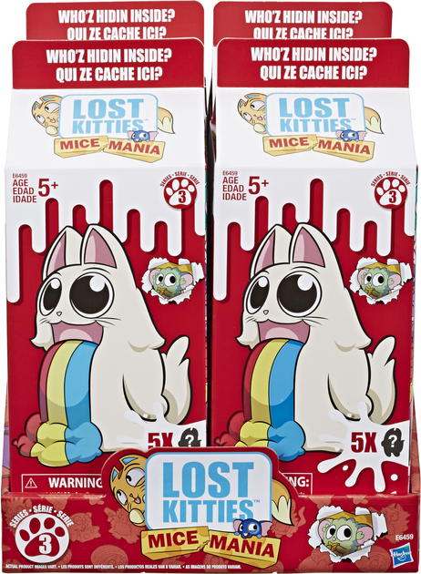 Wielopak zestawów do gry Hasbro Lost Kitties Mouse Mania (E6459) - obraz 2