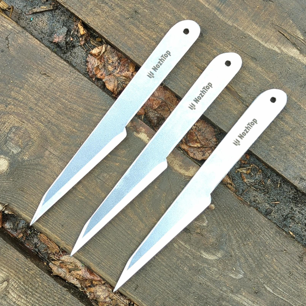 Подарунковий набір метальних ножів Шрапнель з ножнами - зображення 2