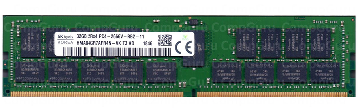 Серверная оперативная память Hynix DDR4 32GB 2666MHz RDIMM 2Rx4 PC4 ...