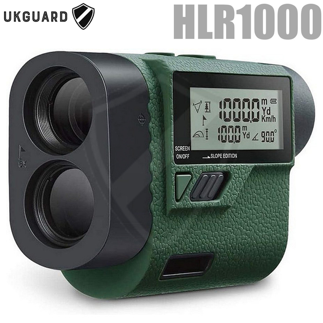 Лазерний оптичний далекомір Huepar HLR1000 (1000 м) для полювання, вимірювання довжини ландшафту і швидкості - зображення 1